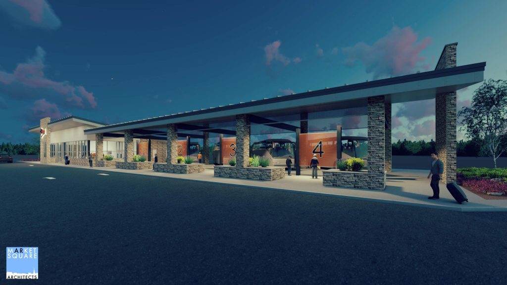C j trailways bus terminal seabrook nh market square architects